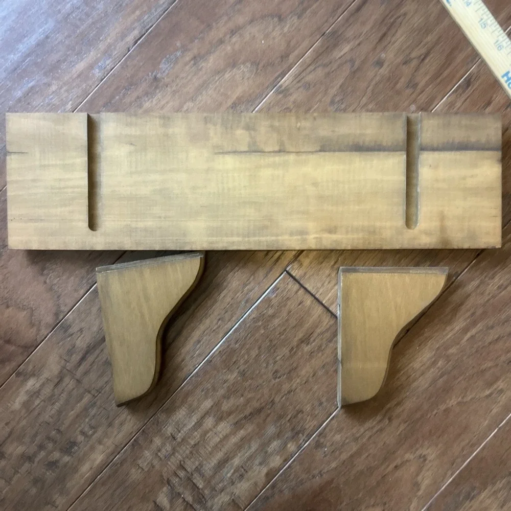 Vintage Wooden Wall Shelf 18